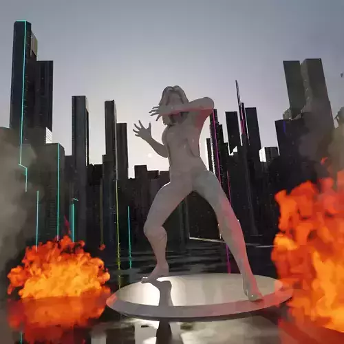 Casual Witch Scarlet Witch 3D Figurine File