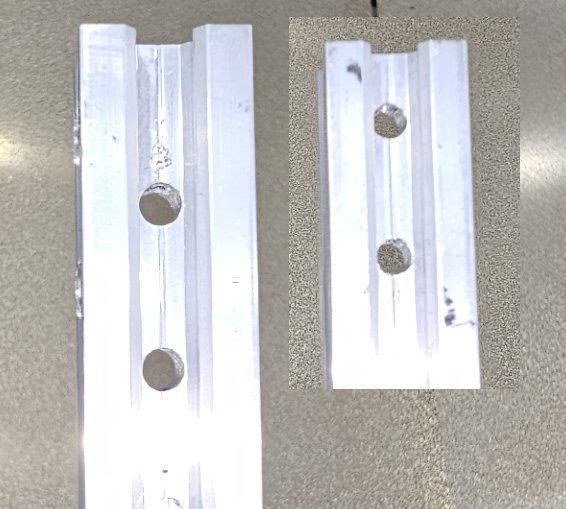 2040 Aluminum Extrusion Drill Template Free 3D print model_3