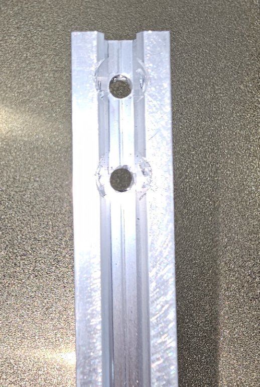 2040 Aluminum Extrusion Drill Template Free 3D print model_4