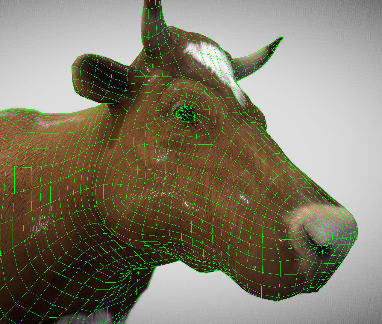 Cow  The Gentle Grazer of Fields and Farms 3D Model Low-poly 3D model_1