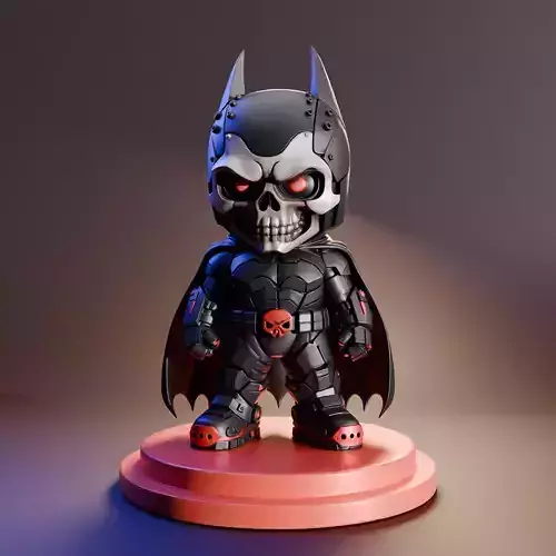 Batman Skull Cartoon