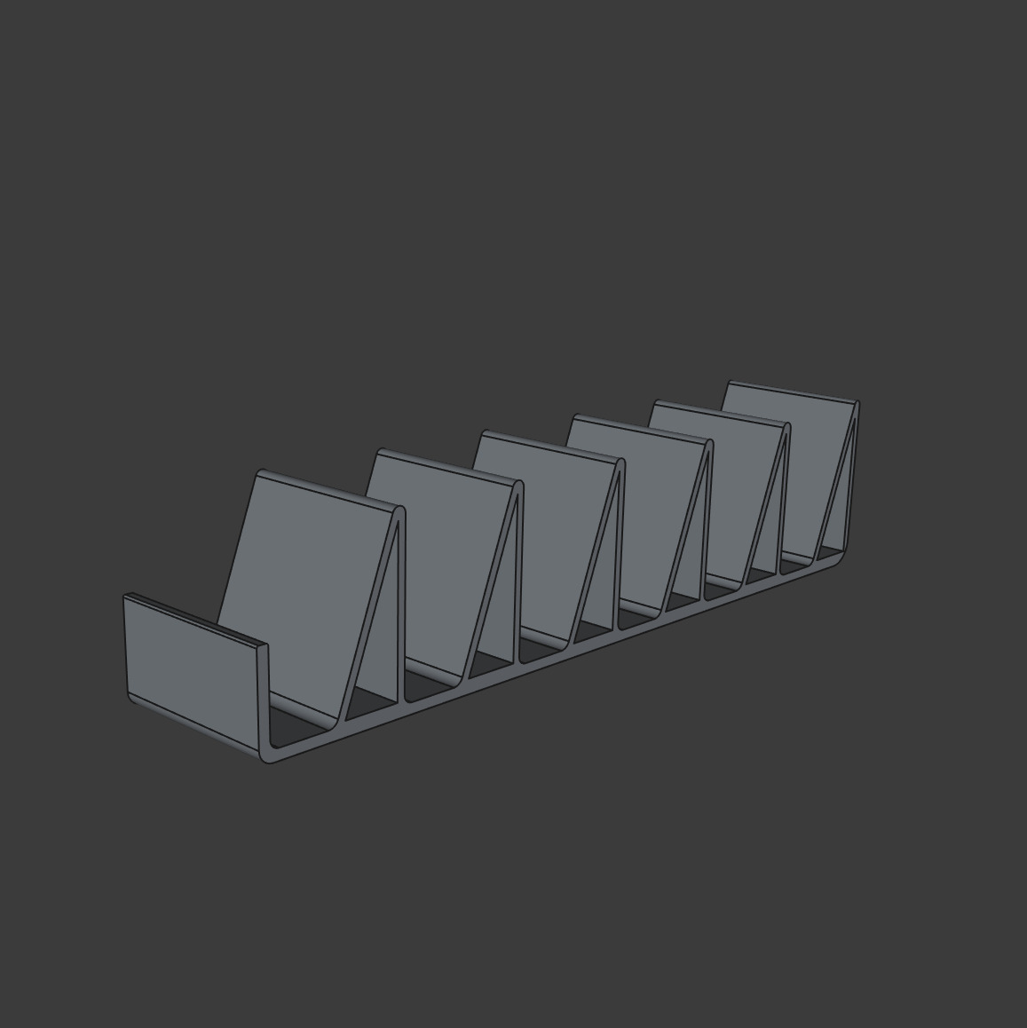 Simple Cash Tray Organizer  Free 3D print model_3