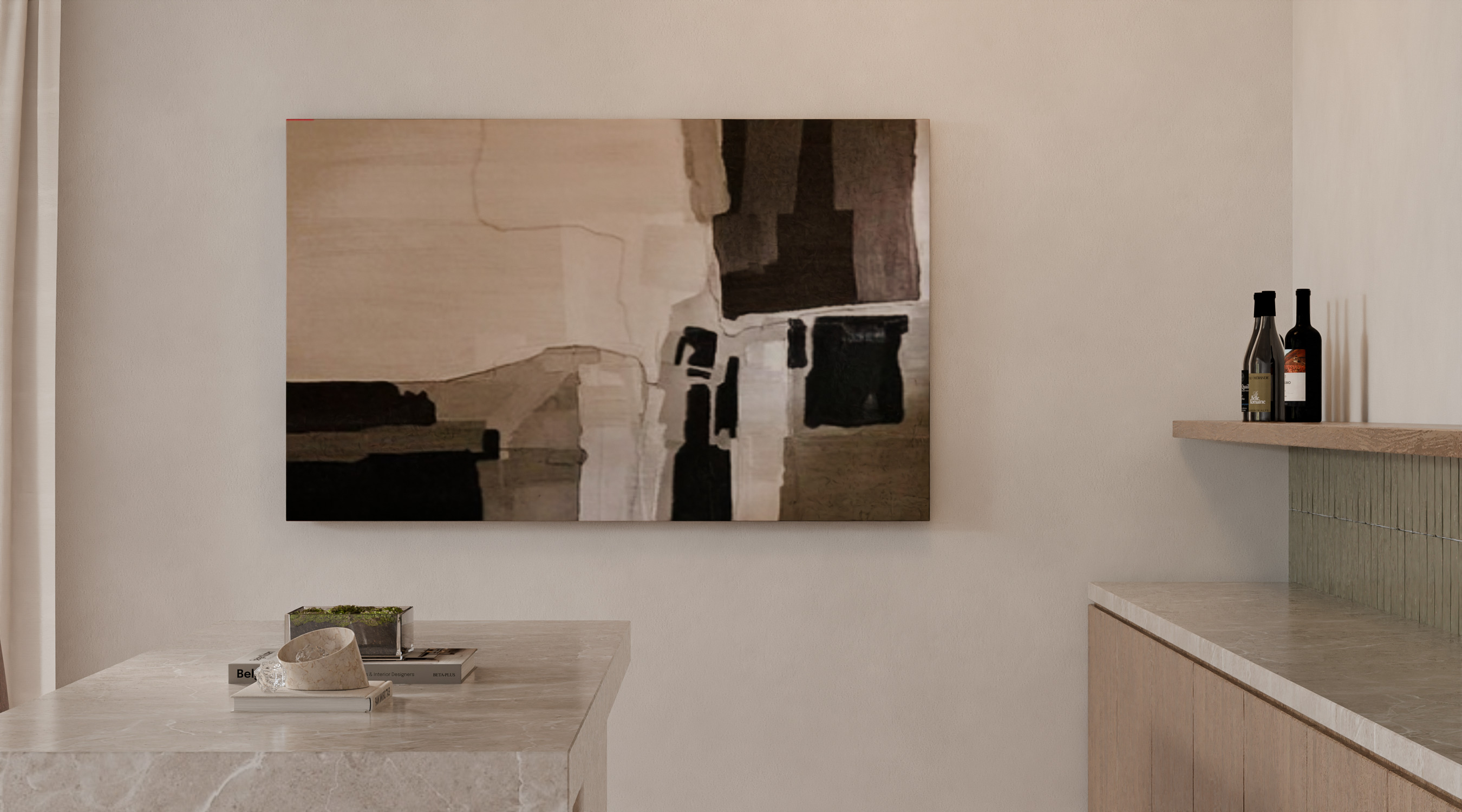 Interior livingroom 3D model_4