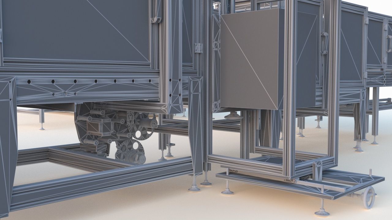 Semi Automatic Packaging Machine 3D model_20