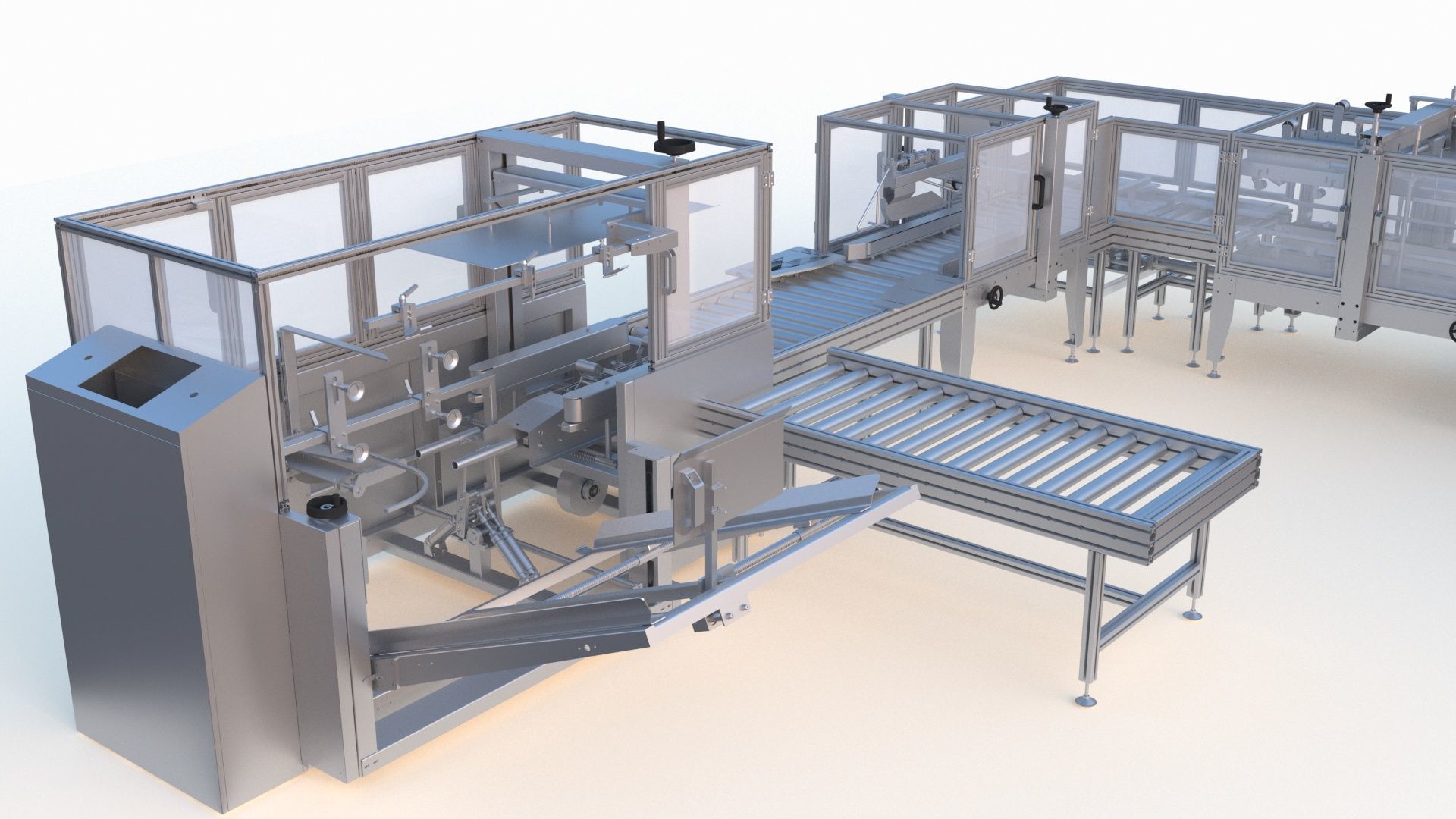 Semi Automatic Packaging Machine 3D model_4