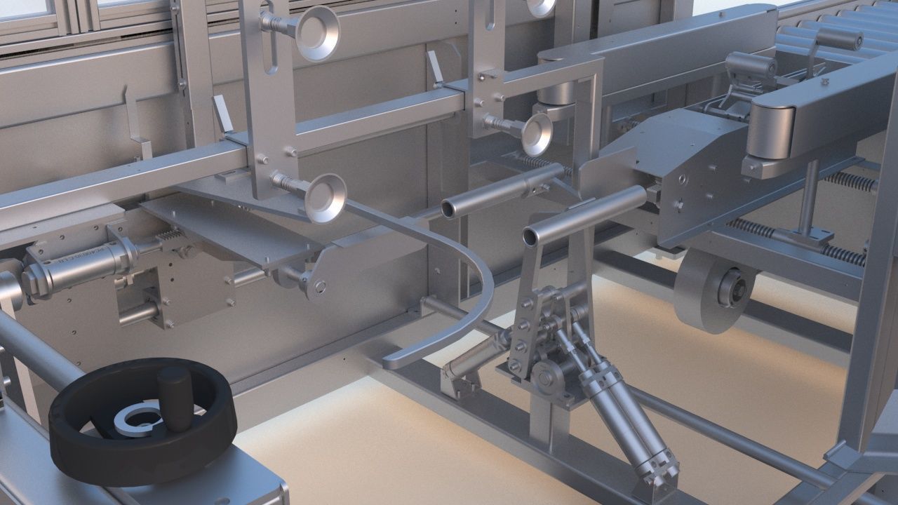 Semi Automatic Packaging Machine 3D model_12