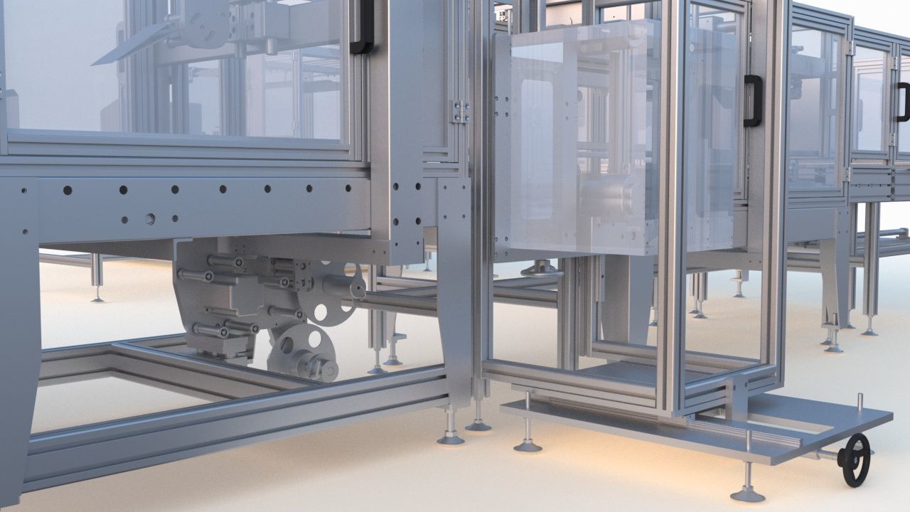 Semi Automatic Packaging Machine 3D model_9