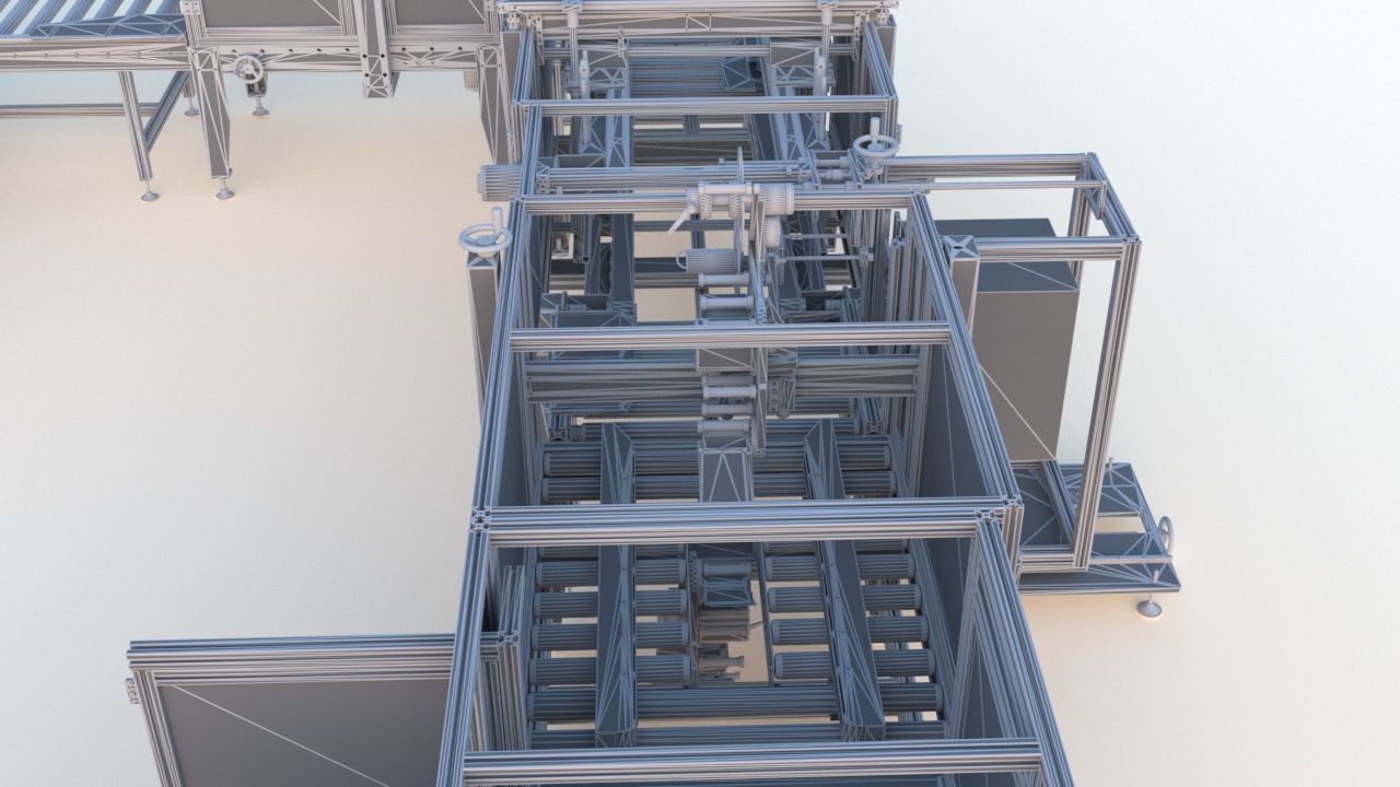 Semi Automatic Packaging Machine 3D model_19