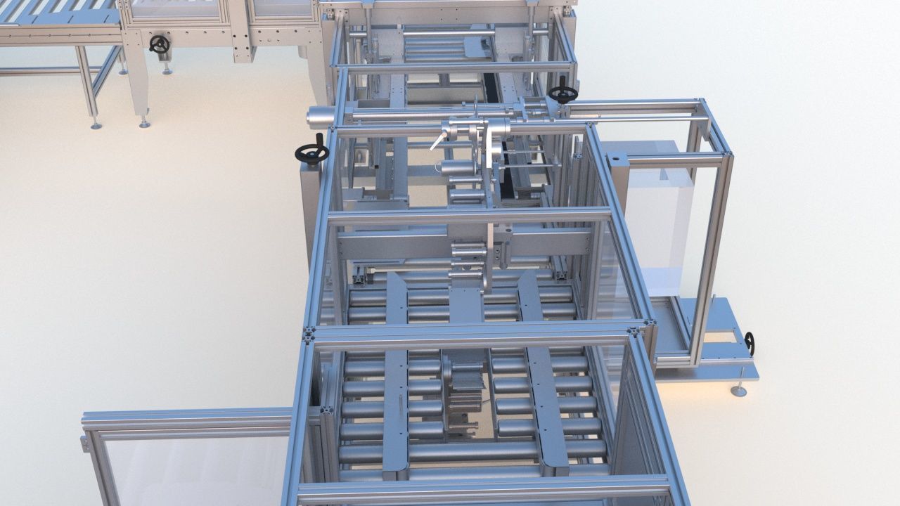 Semi Automatic Packaging Machine 3D model_7