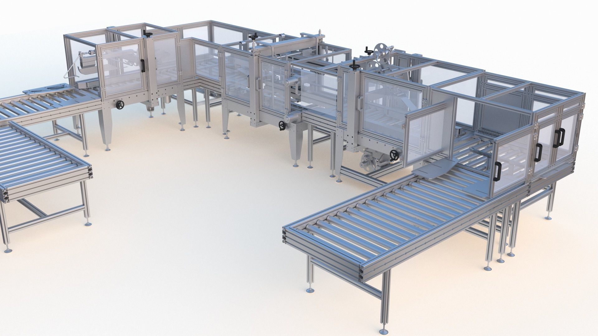 Semi Automatic Packaging Machine 3D model_5