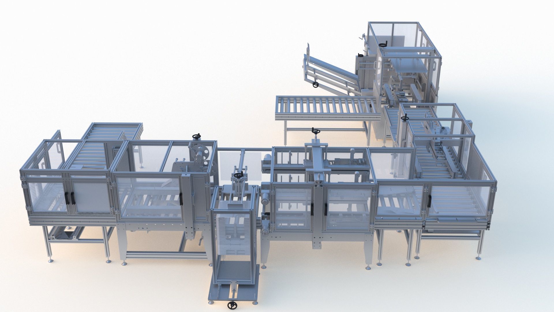 Semi Automatic Packaging Machine 3D model_2