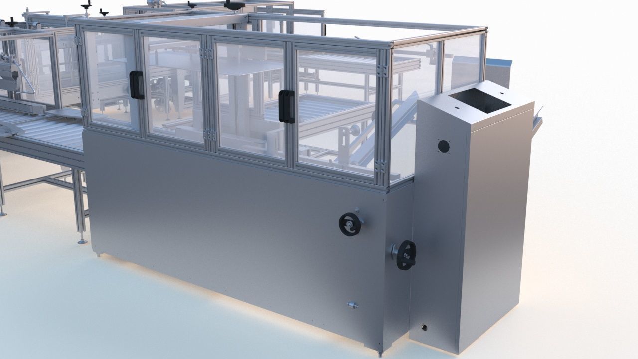 Semi Automatic Packaging Machine 3D model_13