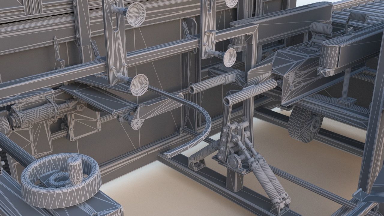 Semi Automatic Packaging Machine 3D model_22