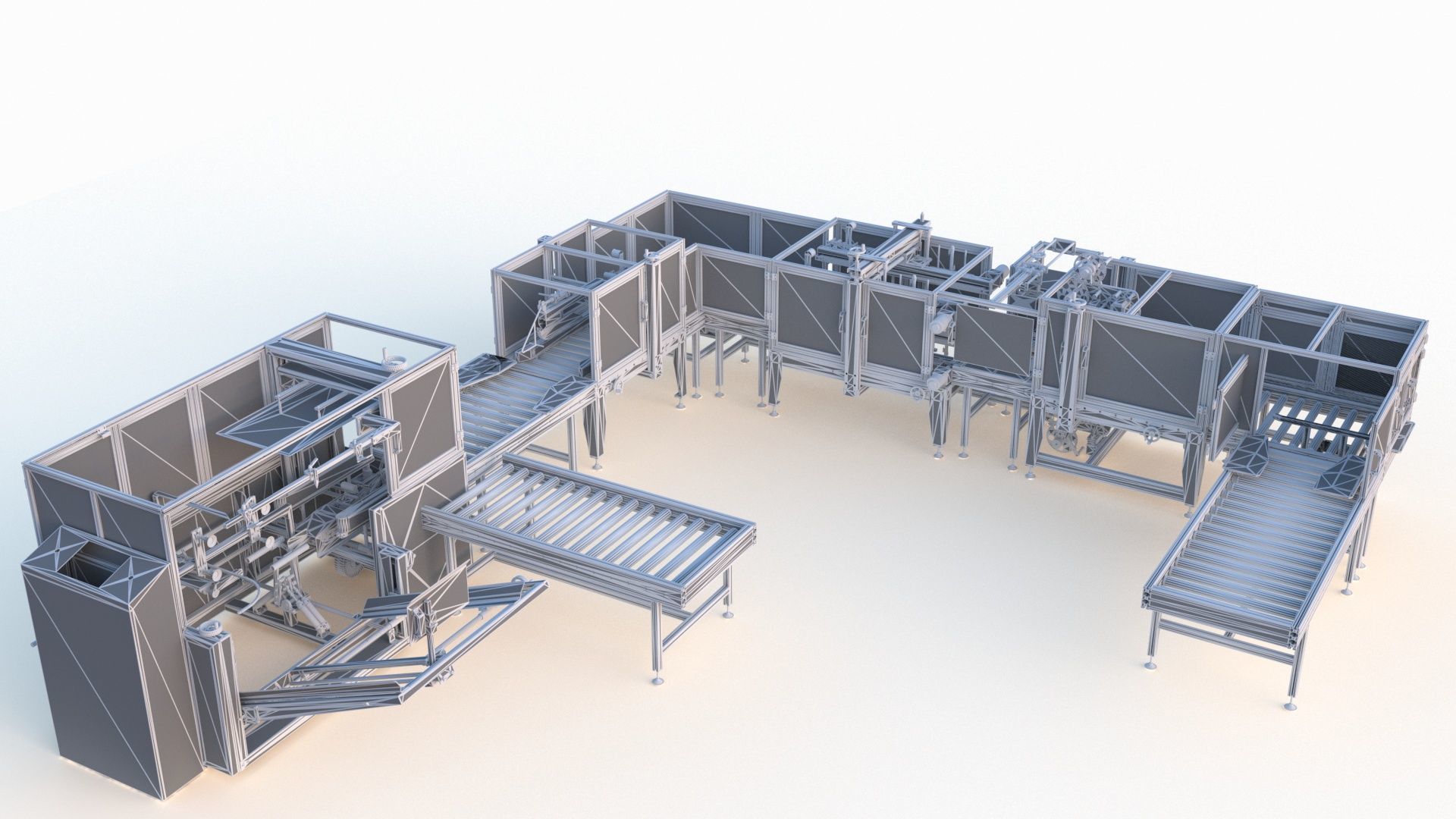 Semi Automatic Packaging Machine 3D model_14