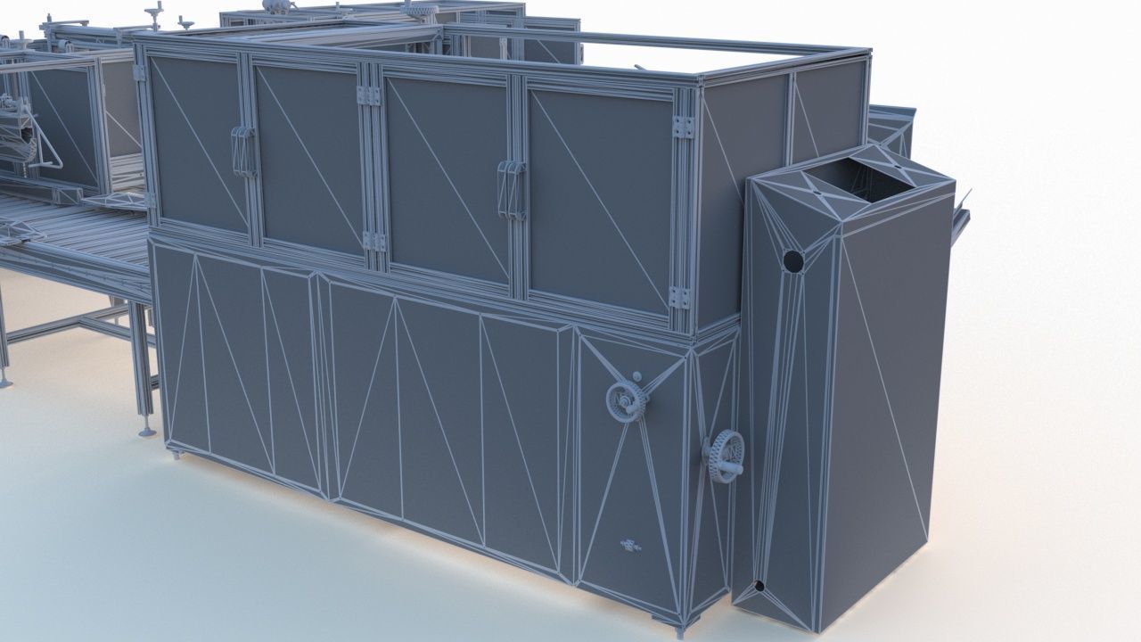 Semi Automatic Packaging Machine 3D model_23