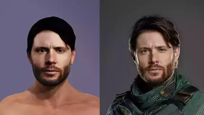 Soldier Boy Jensen Ackles 3D Mode 3D model