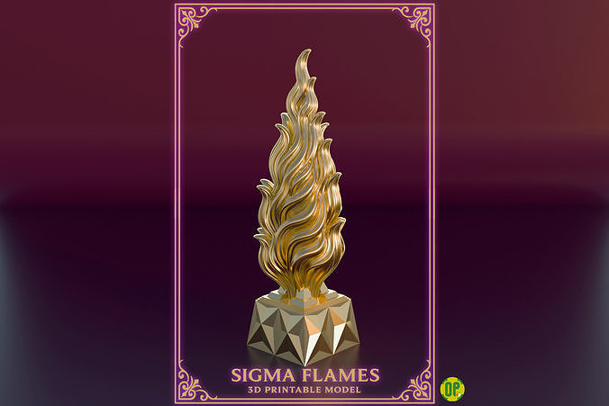 Sigma Flames  3D print model
