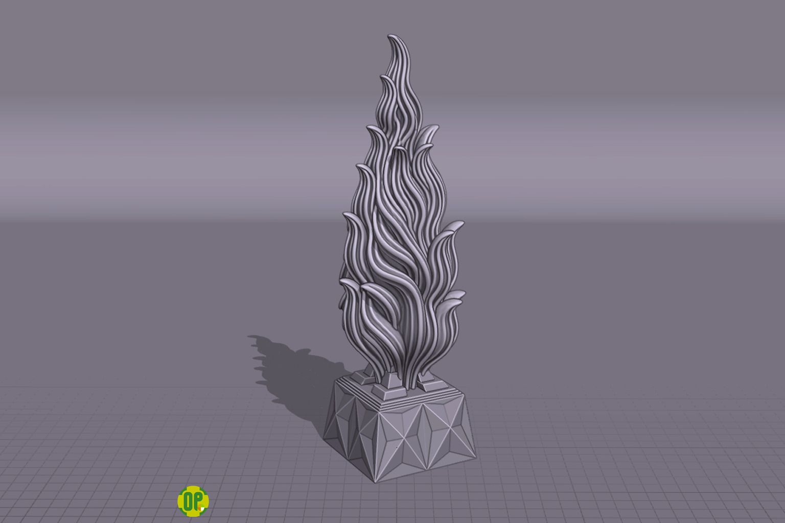 Sigma Flames  3D print model_2