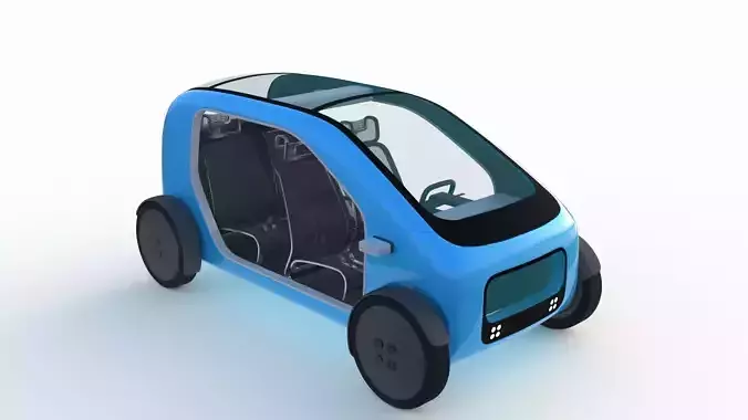 Sightseeing Bus 3D model