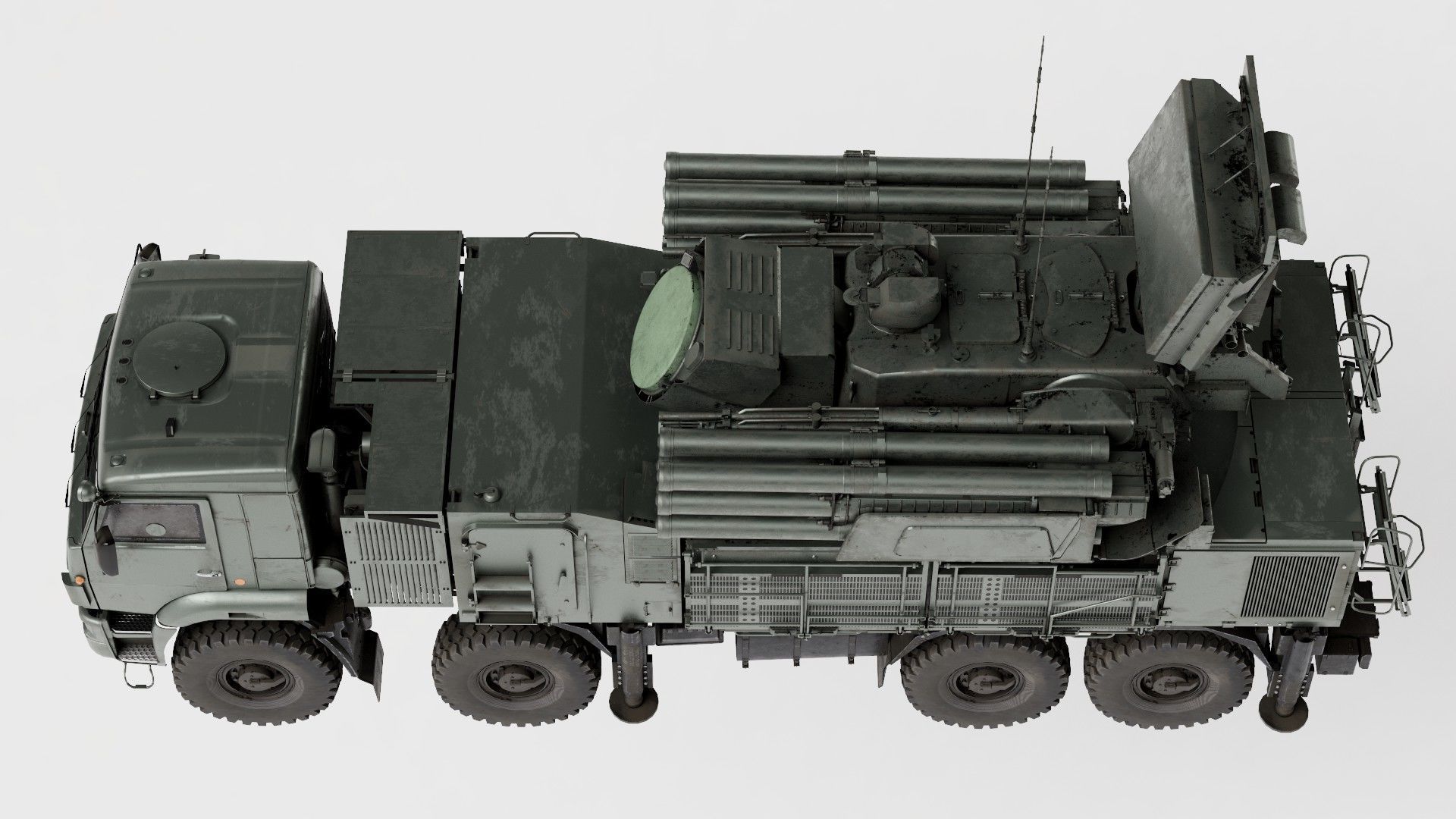 Pantsir S1 Air Defense System 3D model_3