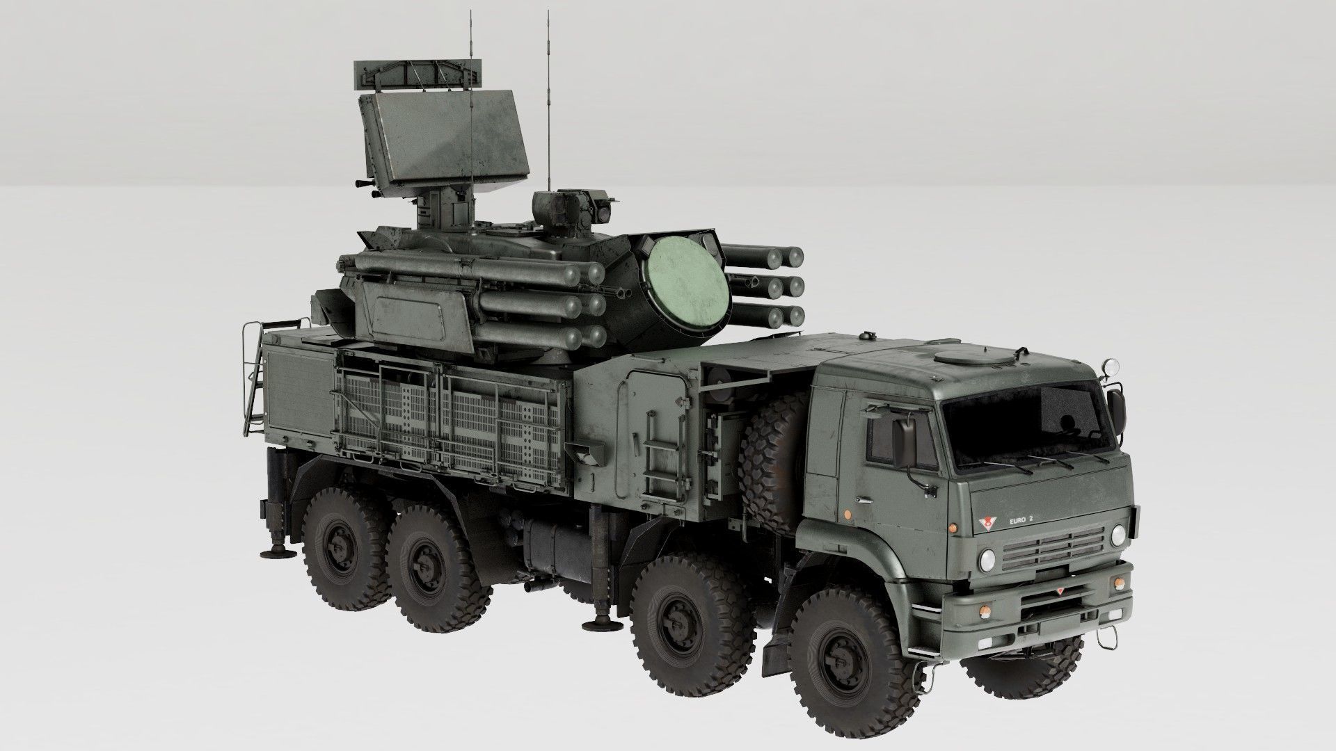 Pantsir S1 Air Defense System 3D model_13
