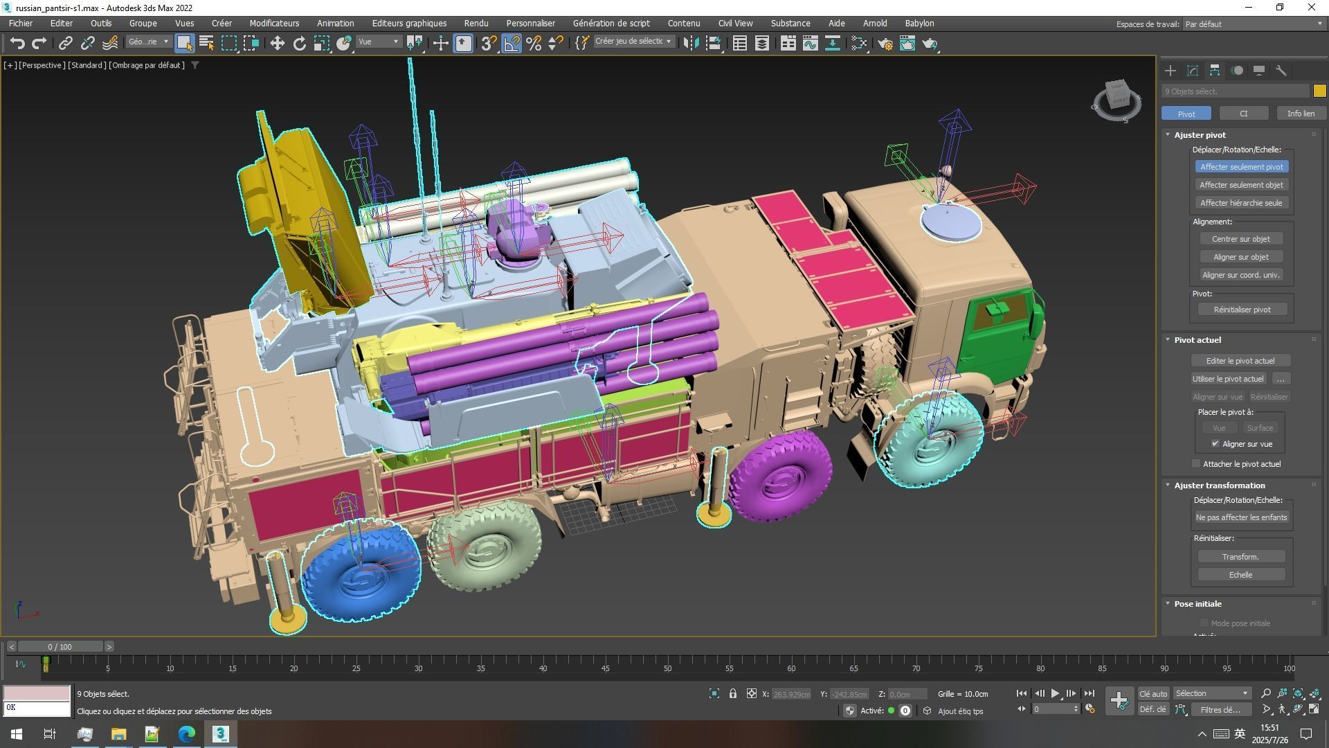 Pantsir S1 Air Defense System 3D model_8