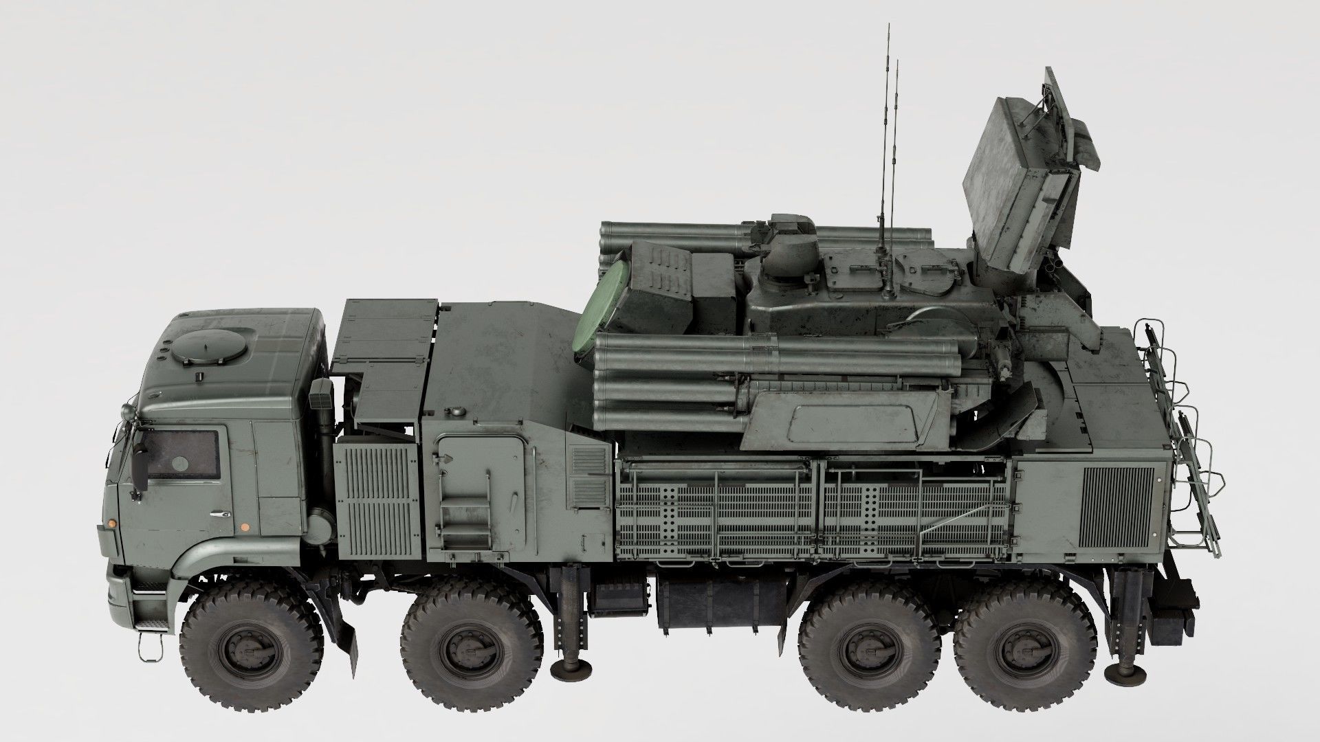 Pantsir S1 Air Defense System 3D model_2
