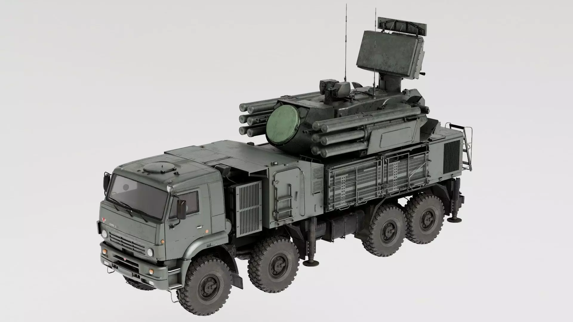 Pantsir S1 Air Defense System 3D model_0
