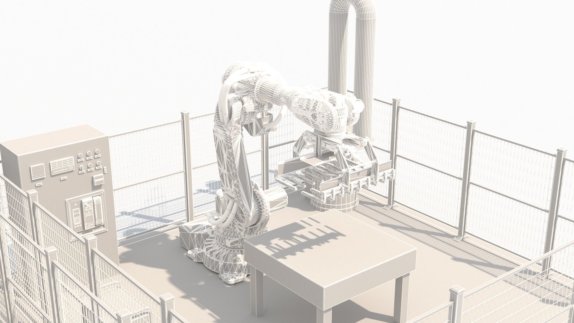 Robotic Automated Welding Workstation 3D model_15