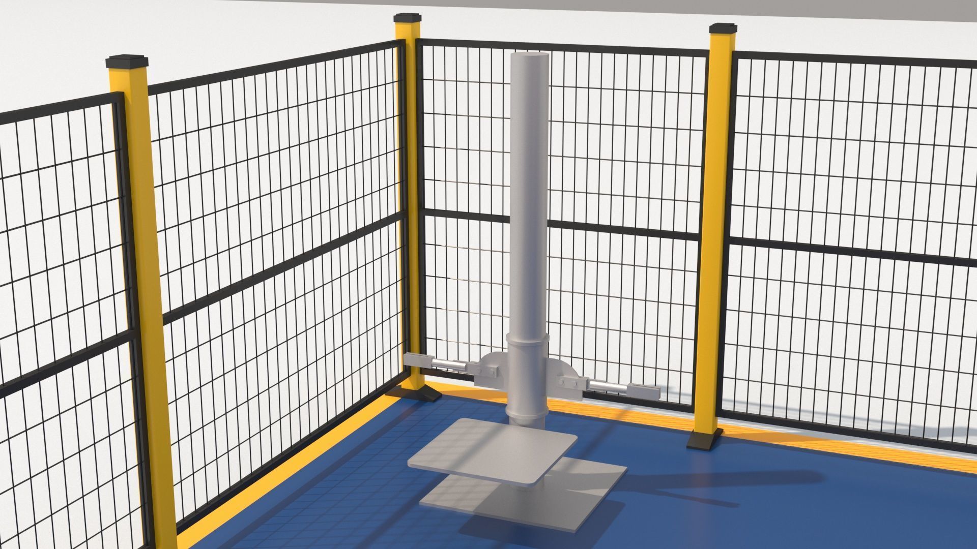 Robotic Automated Welding Workstation 3D model_6