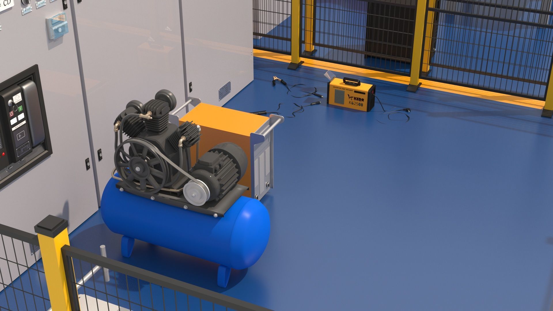 Robotic Automated Welding Workstation 3D model_11