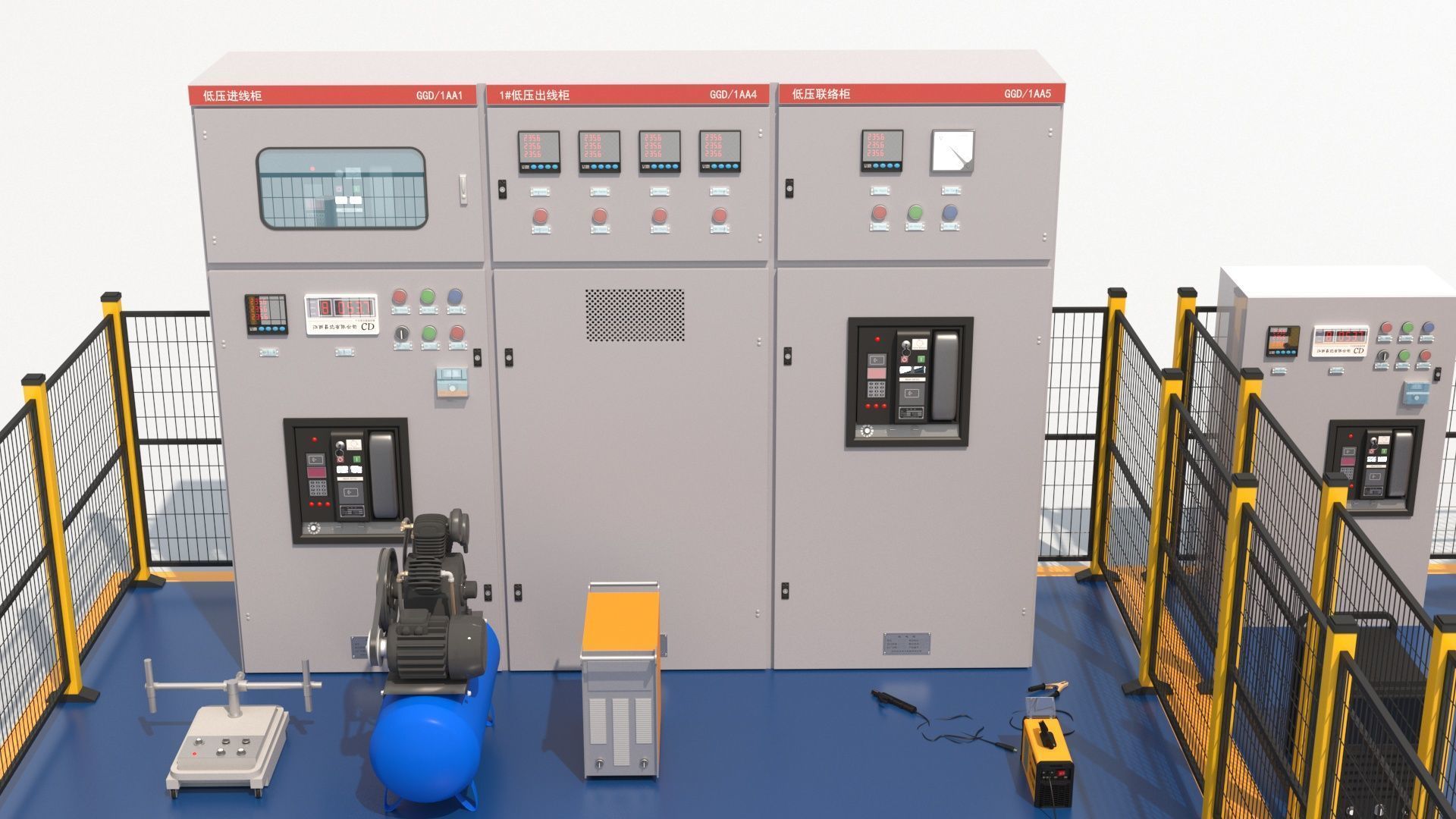 Robotic Automated Welding Workstation 3D model_5