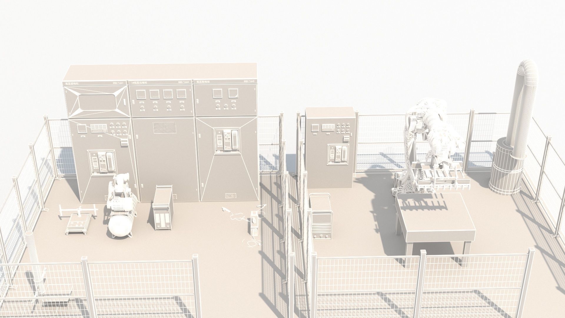 Robotic Automated Welding Workstation 3D model_13