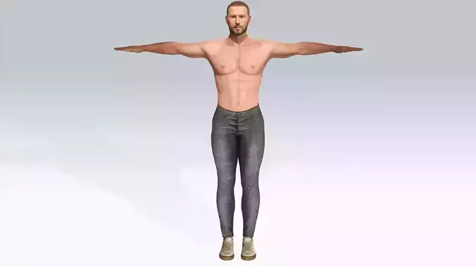 Ethan Gross new 3d athletic character model 3D model