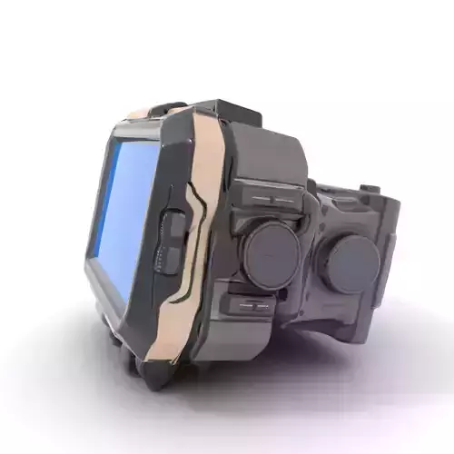 Futuristic Wrist Device Model Pack with Interactive Features Low-poly 3D model Futuristic Wrist Device Model Pack with Interactive Features Low-poly 3D model