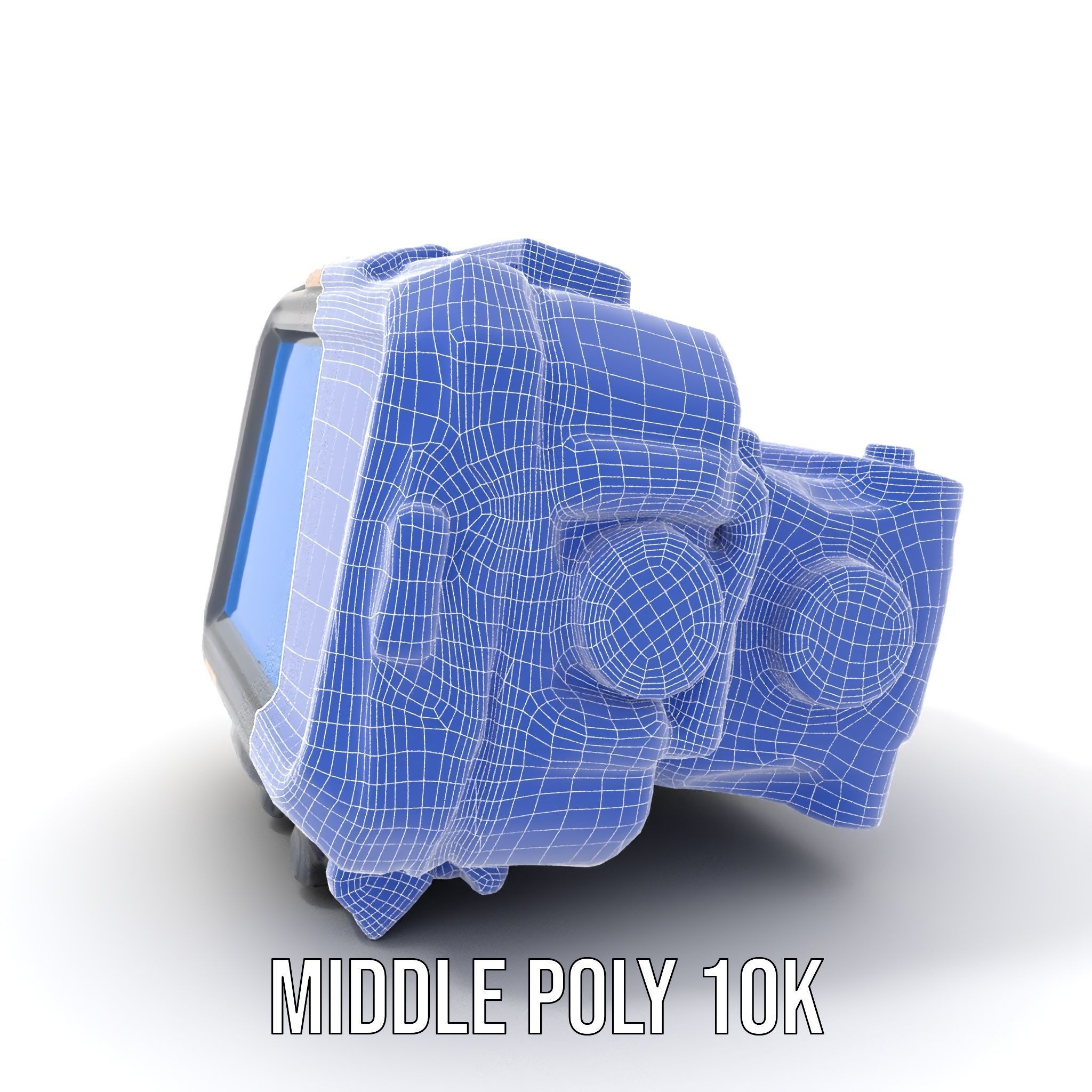 Futuristic Wrist Device Model Pack with Interactive Features Low-poly 3D model_16