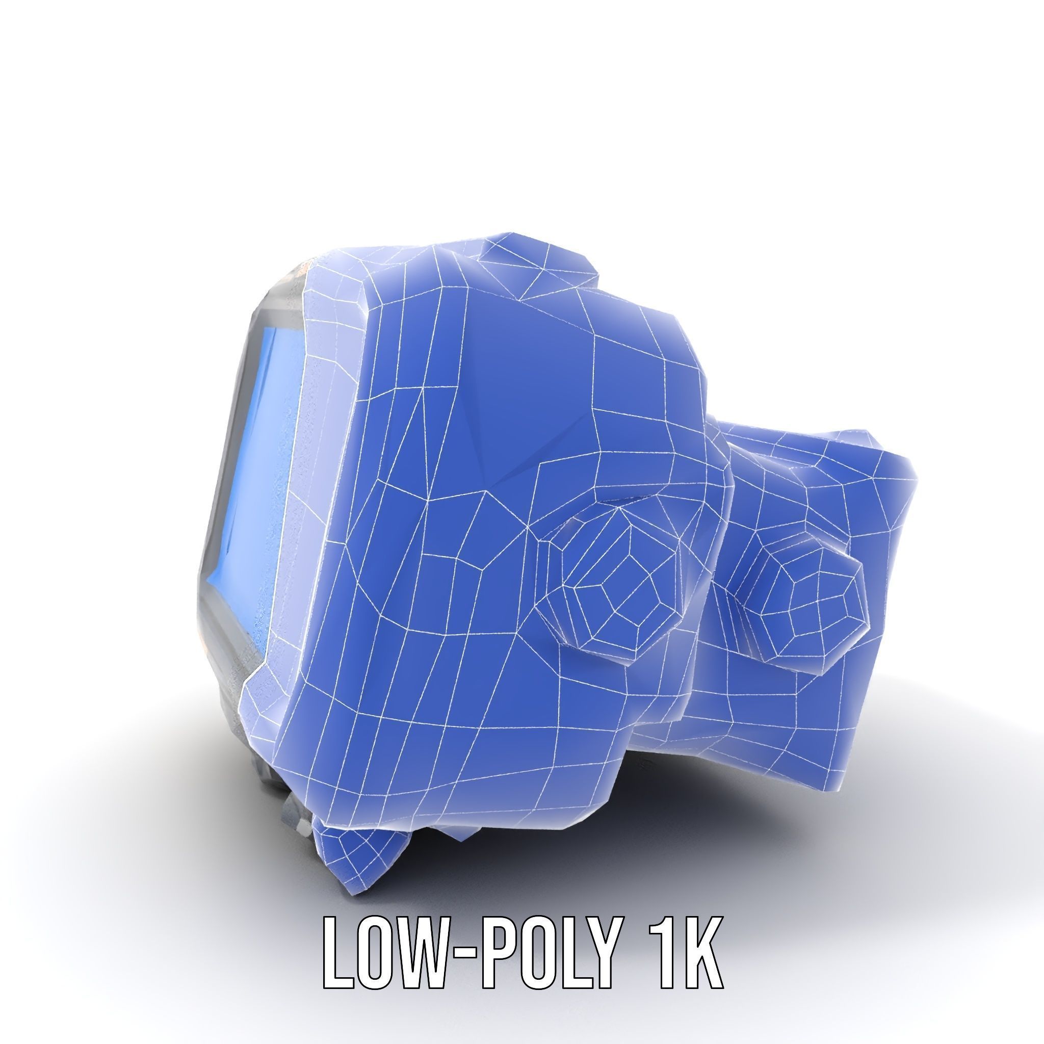 Futuristic Wrist Device Model Pack with Interactive Features Low-poly 3D model_22