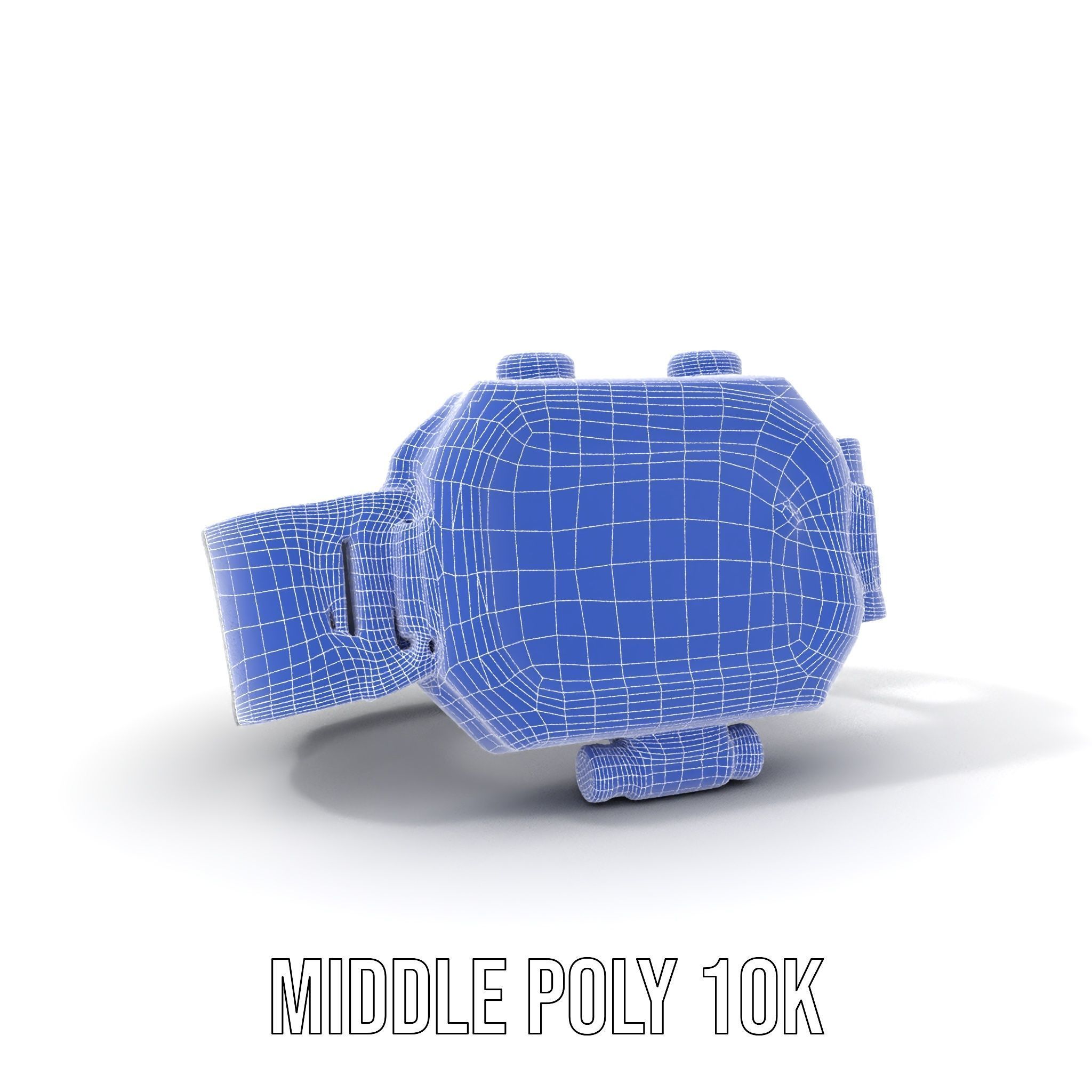 Futuristic Tactical Wristwatch Model Pack Low-poly 3D model_18