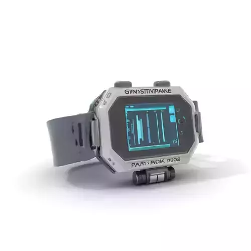 Futuristic Tactical Wristwatch Model Pack Low-poly 3D model Futuristic Tactical Wristwatch Model Pack Low-poly 3D model