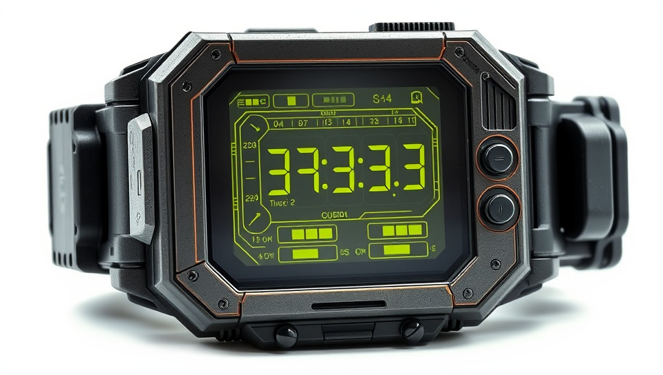 Futuristic Digital Wristwatch Model Pack Low-poly 3D model_2