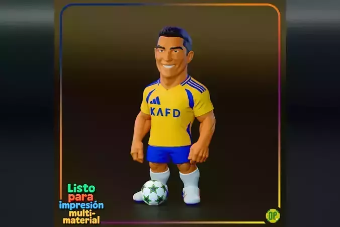 Cristiano Ronaldo - Chibi 3D print model