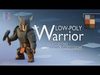 RIGGED and ANIM VERSION LOW-POLY WARRIOR Low-poly 3D model_1