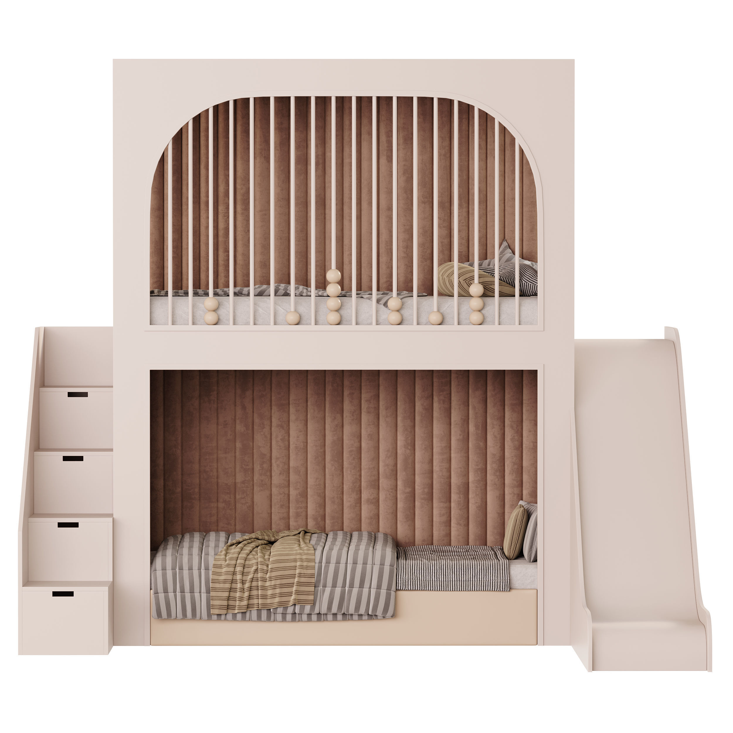 Childrens bunk bed 43 3D model_5