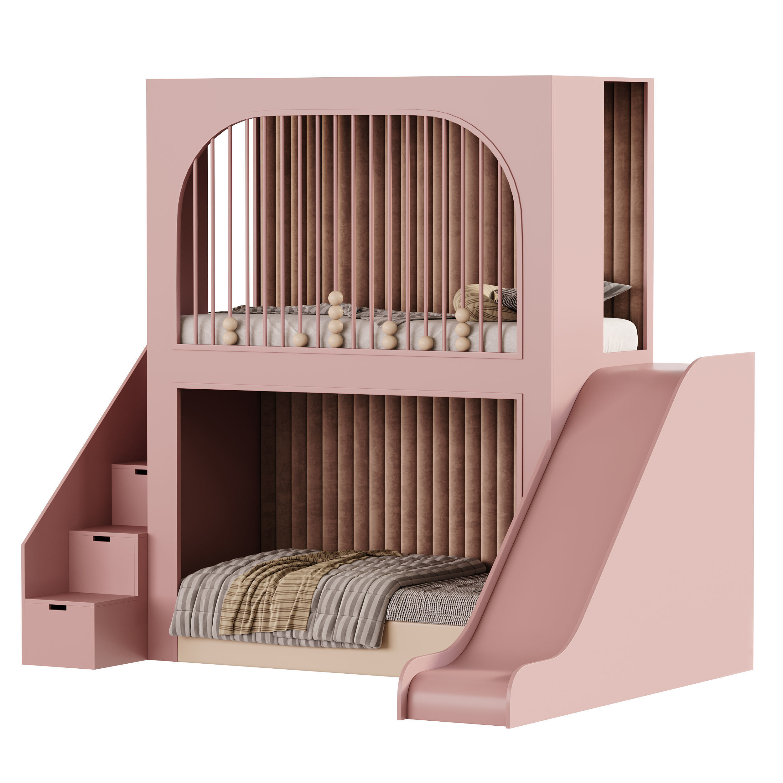 Childrens bunk bed 43 3D model_9