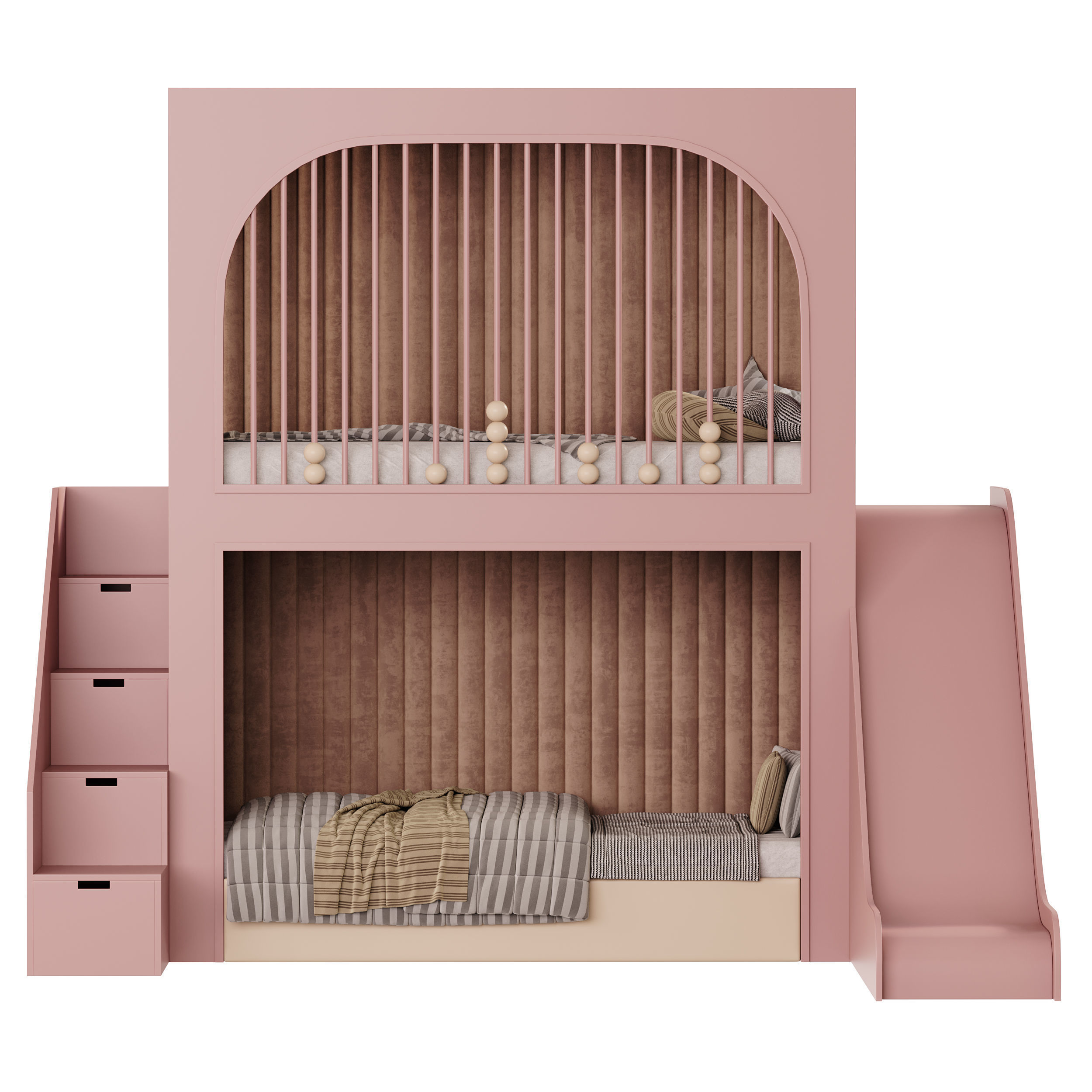 Childrens bunk bed 43 3D model_10