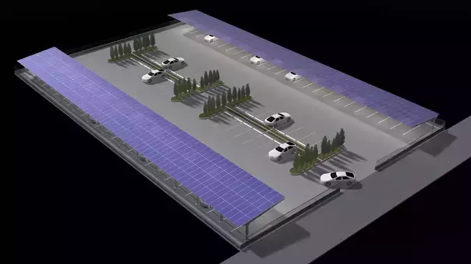 Solar parking layout 25-35