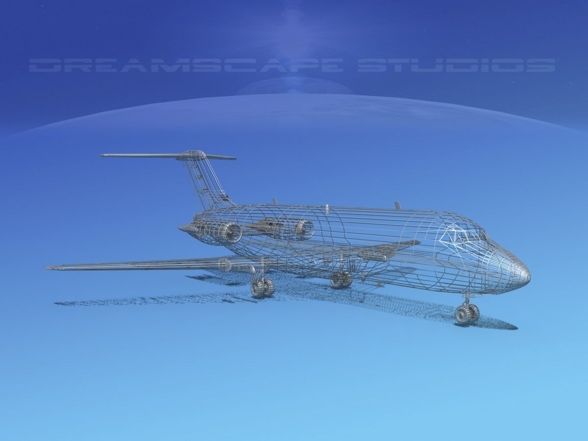 Douglas DC-9-15 TWA 2 3D model_11