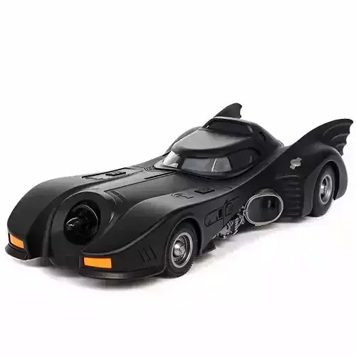 Real professional black Batman car
