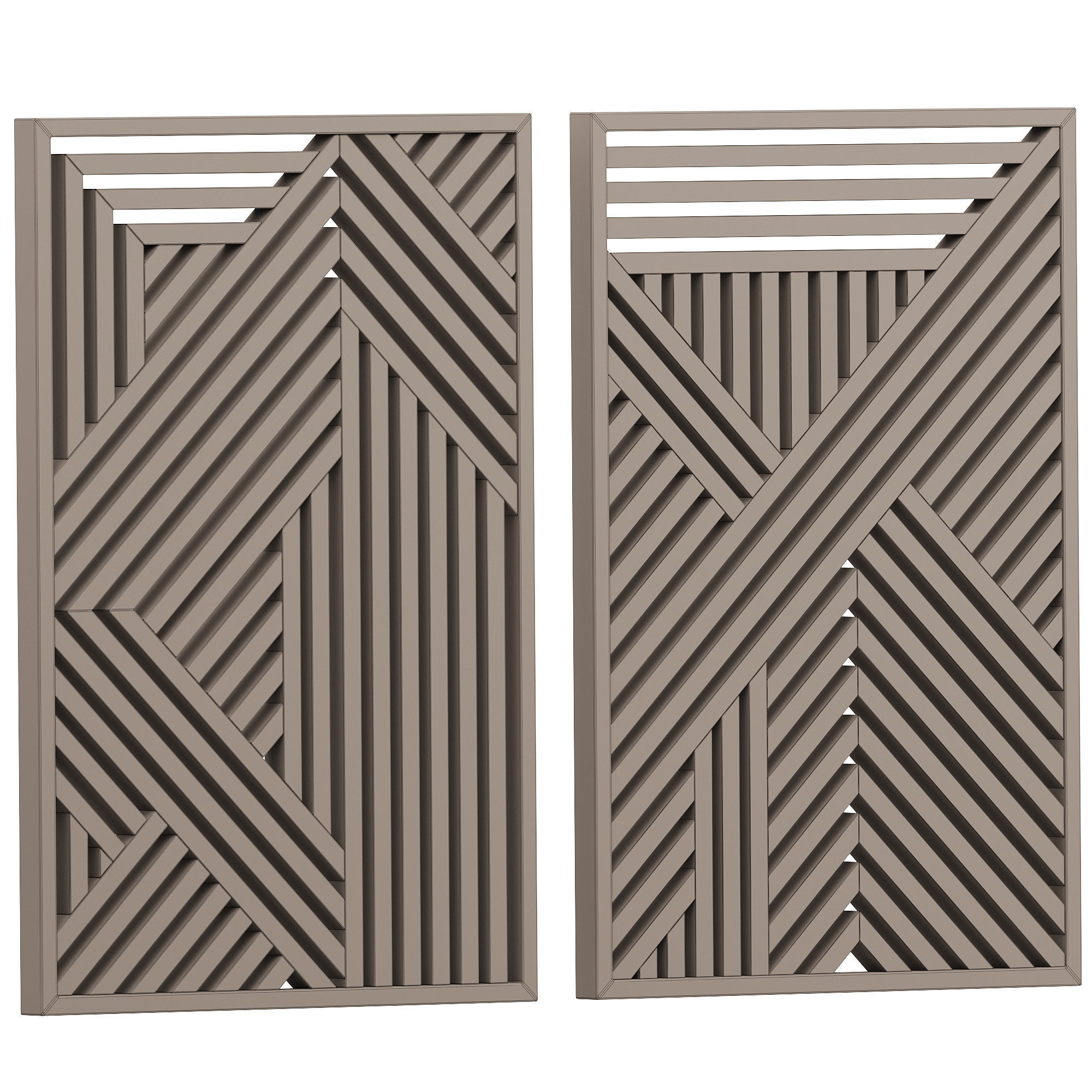 Decor Wall Art 2 3D model_6