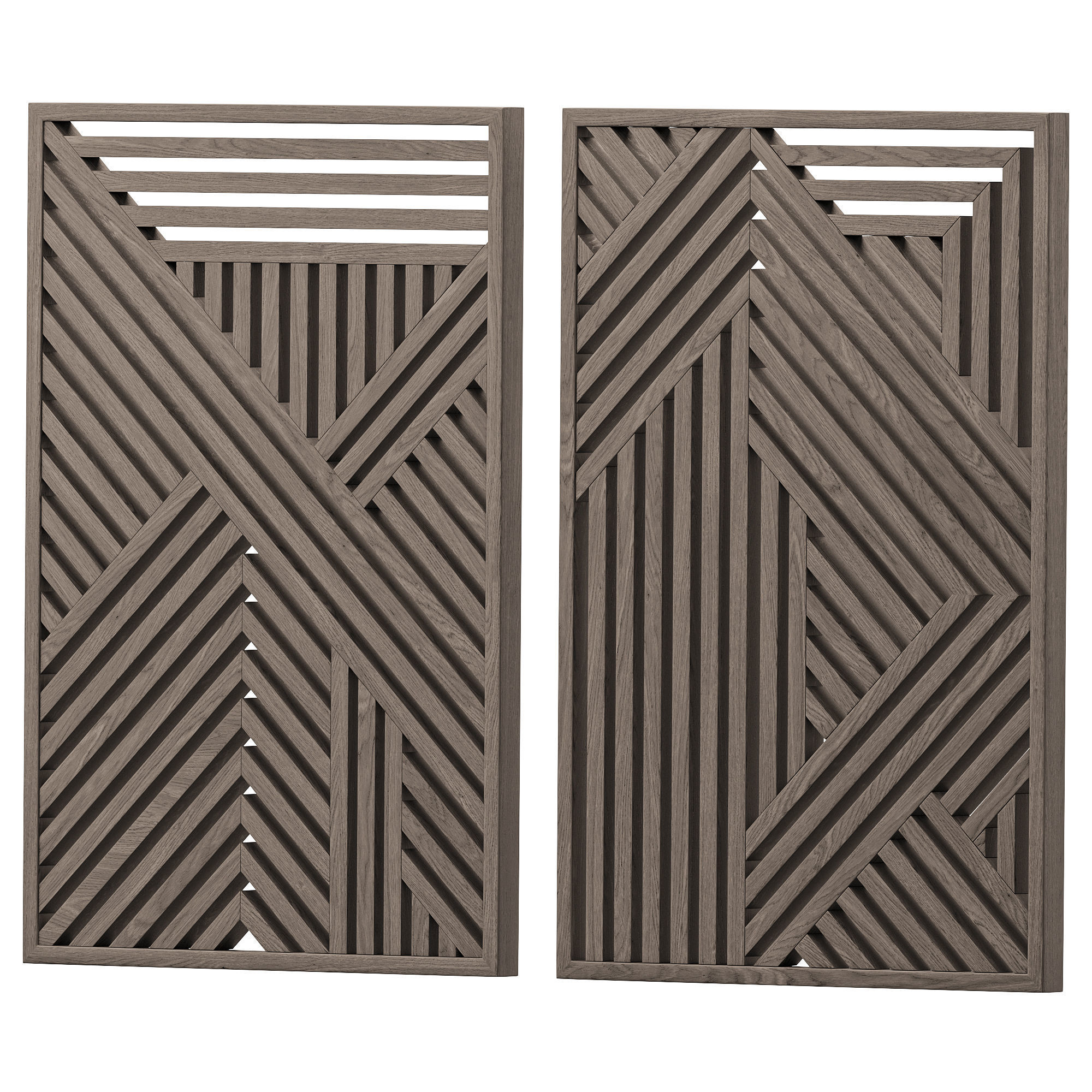 Decor Wall Art 2 3D model_3